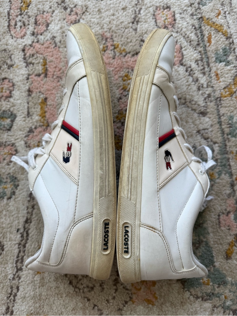 Lacoste Europa TRI1 Tricolore Men's Sneaker White 7-39SMA0031407 Casual Size 15